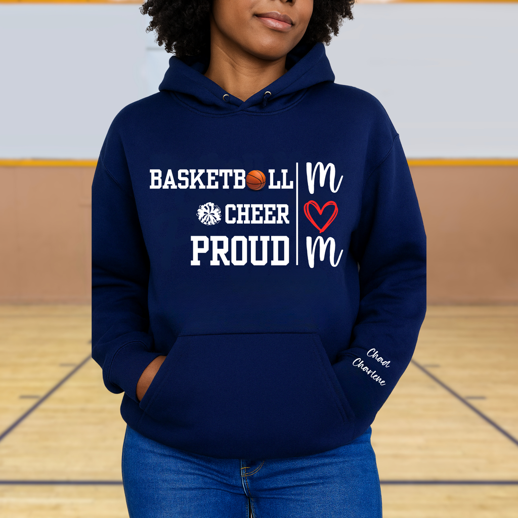 Custom Sports Mom or Dad Shirt Gildan T Shirt Long Sleeve Crewneck Sweatshirt and Hoodie