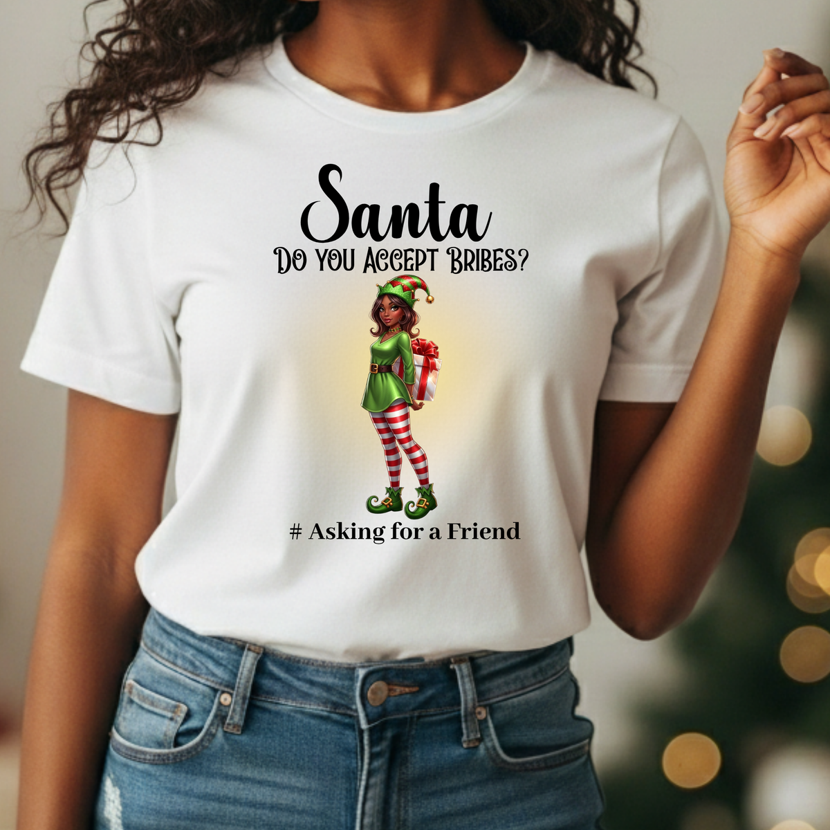 Funny Christmas Shirt for Holiday Cheer and Santa Fans