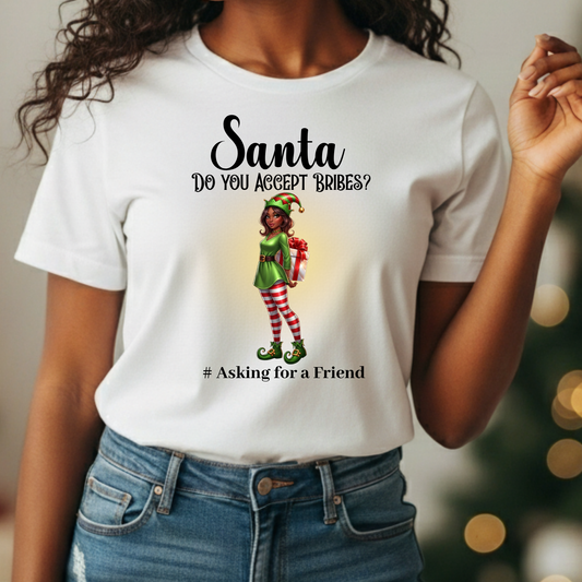 Funny Christmas Shirt for Holiday Cheer and Santa Fans