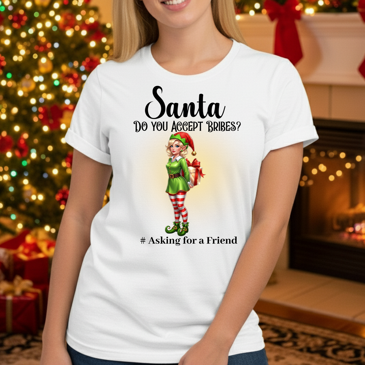 Funny Christmas Shirt for Holiday Cheer and Santa Fans