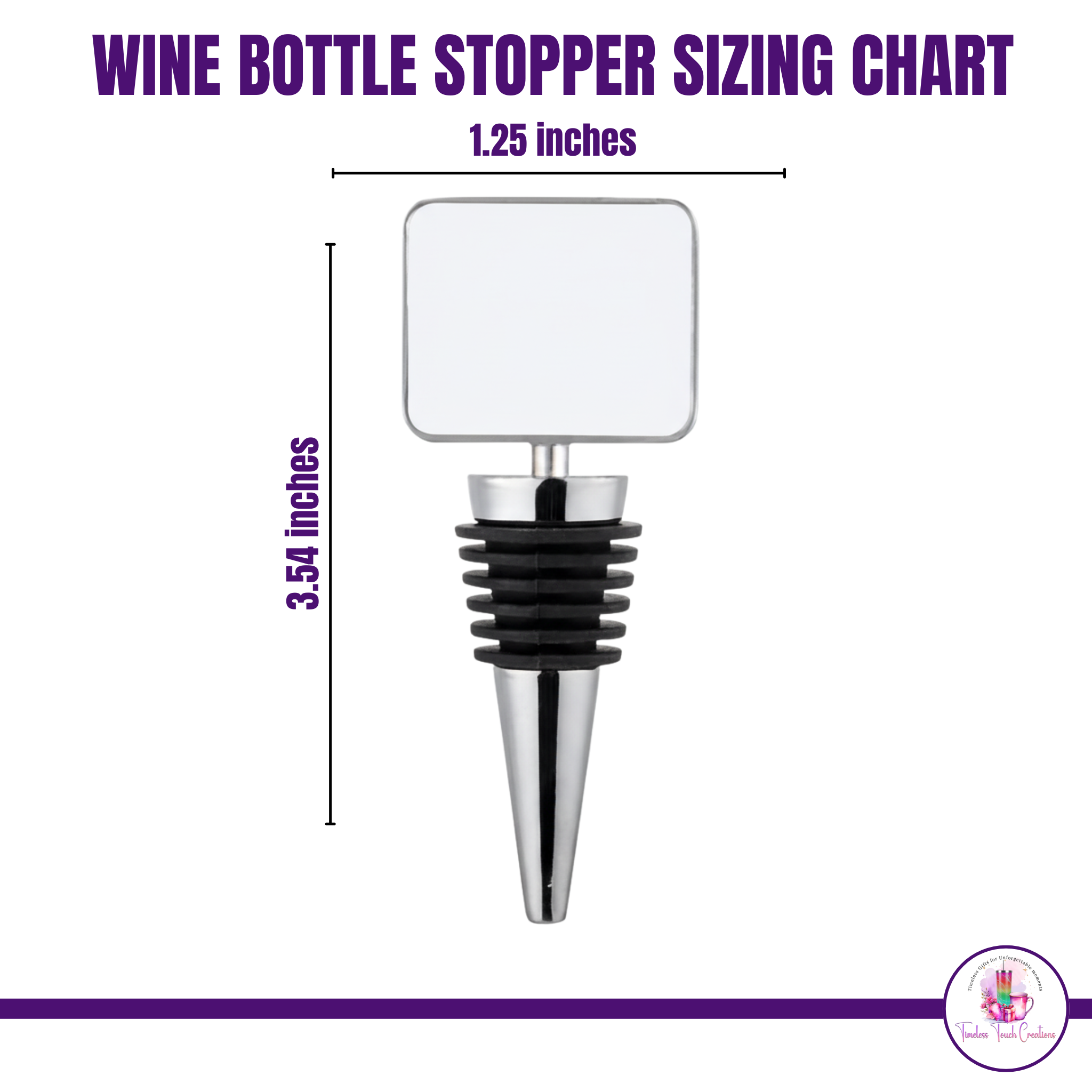 Personalized Wine Stopper with Couples' Initials - Valentine's Day Gift