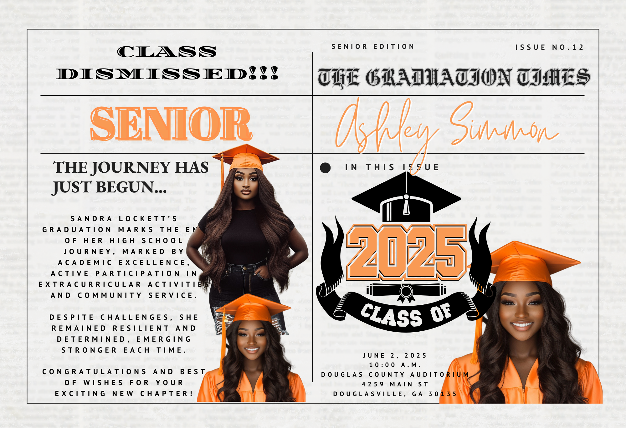 Graduation Newspaper