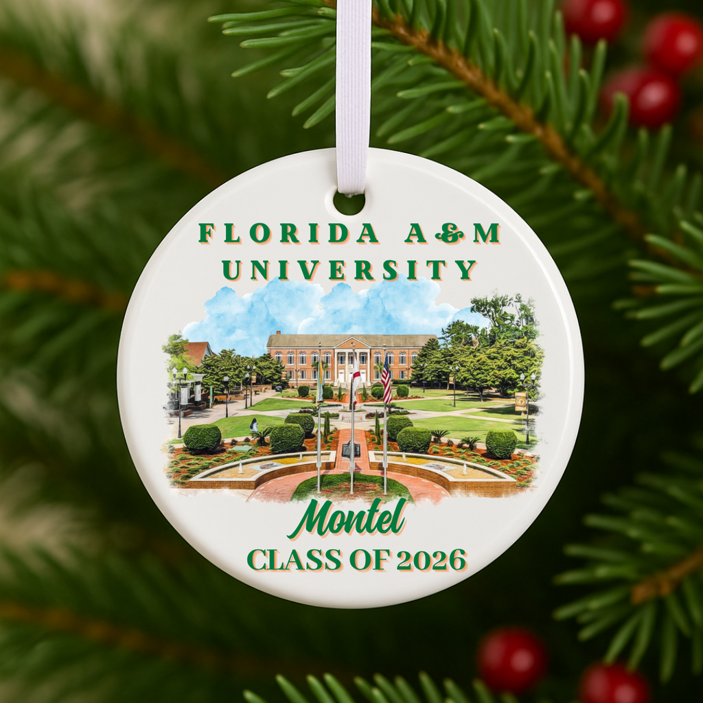 Personalized Graduation Ornament Custom College Ornament Class of Keepsake Gift