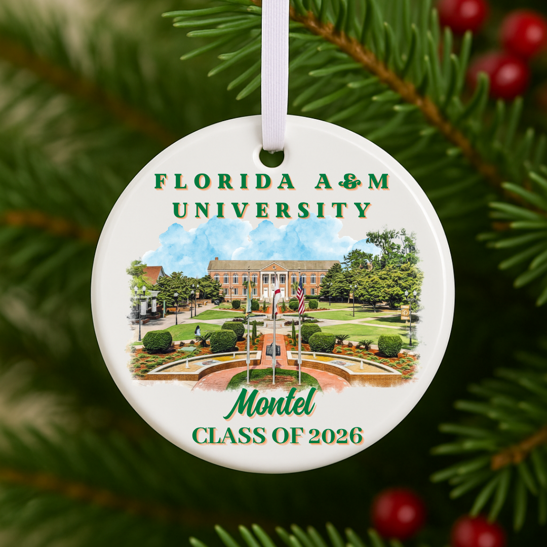 Personalized Graduation Ornament Custom College Ornament Class of Keepsake Gift