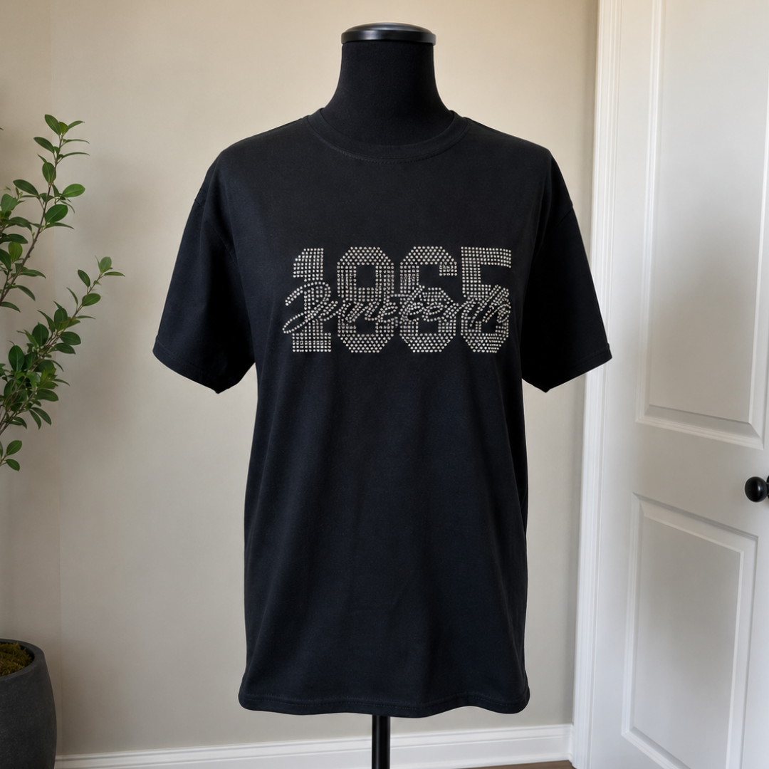Juneteenth 1865 Rhinestone T-Shirt | Black History Freedom Day Graphic Tee