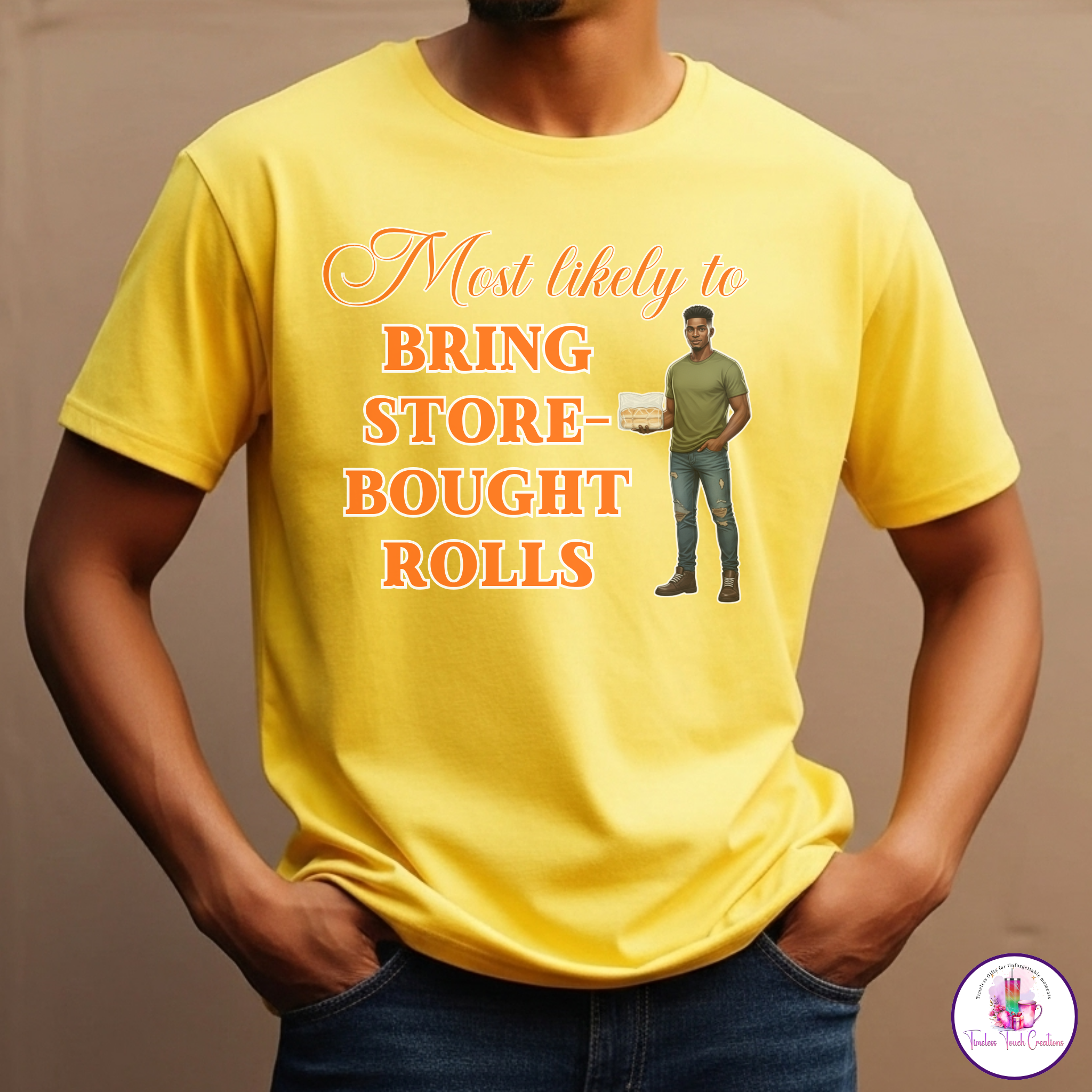 Funny Thanksgiving Shirt | Most Likely To Collection for Family and Friendsgiving | Gildan Softstyle Tee