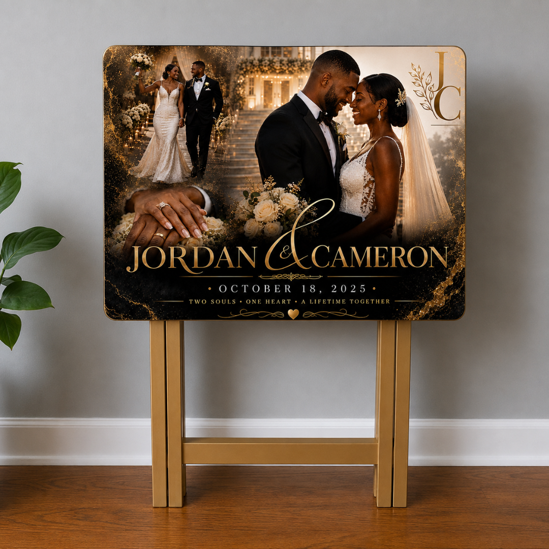Custom TV Tray Table | Graduation Wedding Anniversary Gift
