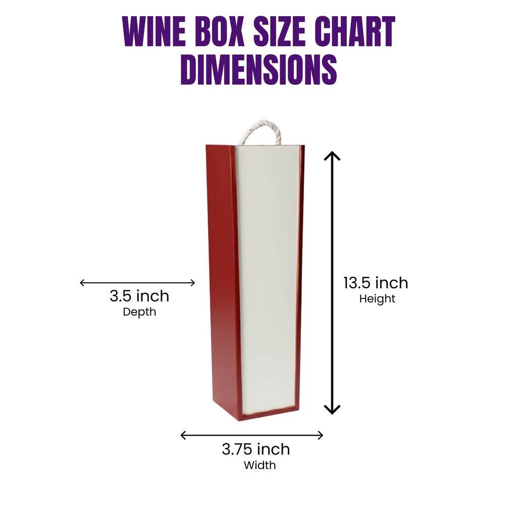 New Year Wine Box | Wooden Wine Gift Box for New Year Celebrations