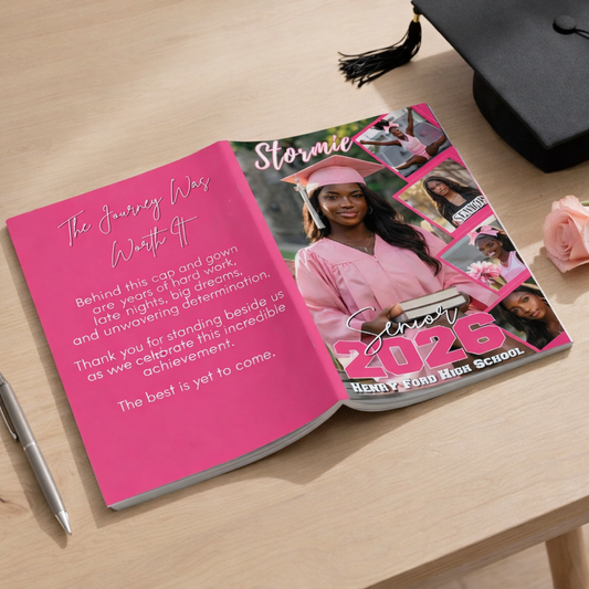 Graduation Memory Booklet Pack | Personalized Custom Senior Grad Gift
