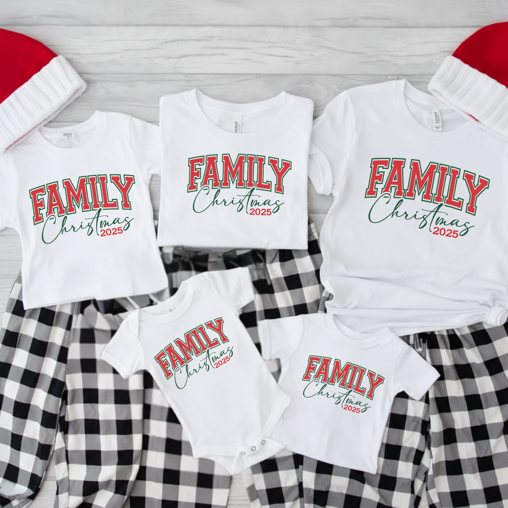 Family Christmas Shirt 2025 | Festive Holiday Family shirts