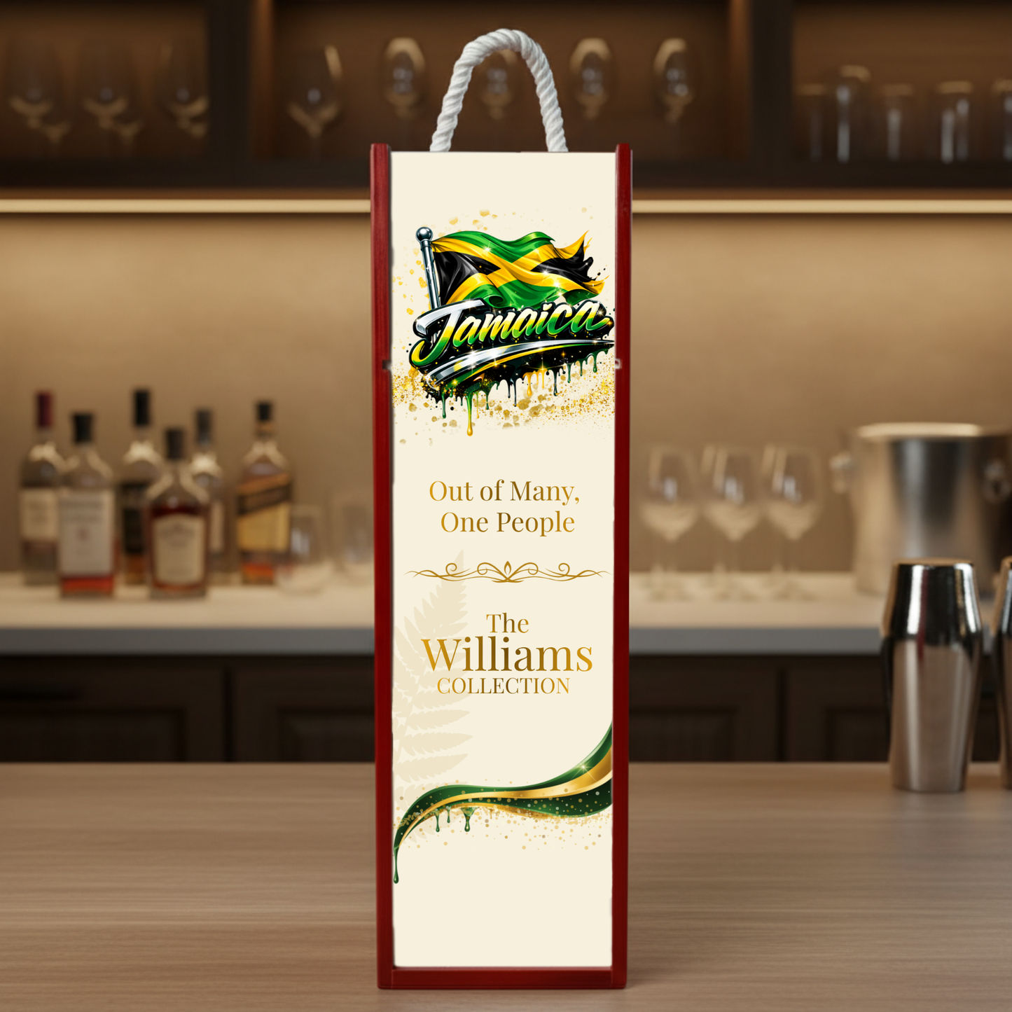 Custom Country Gift with Name and Motto