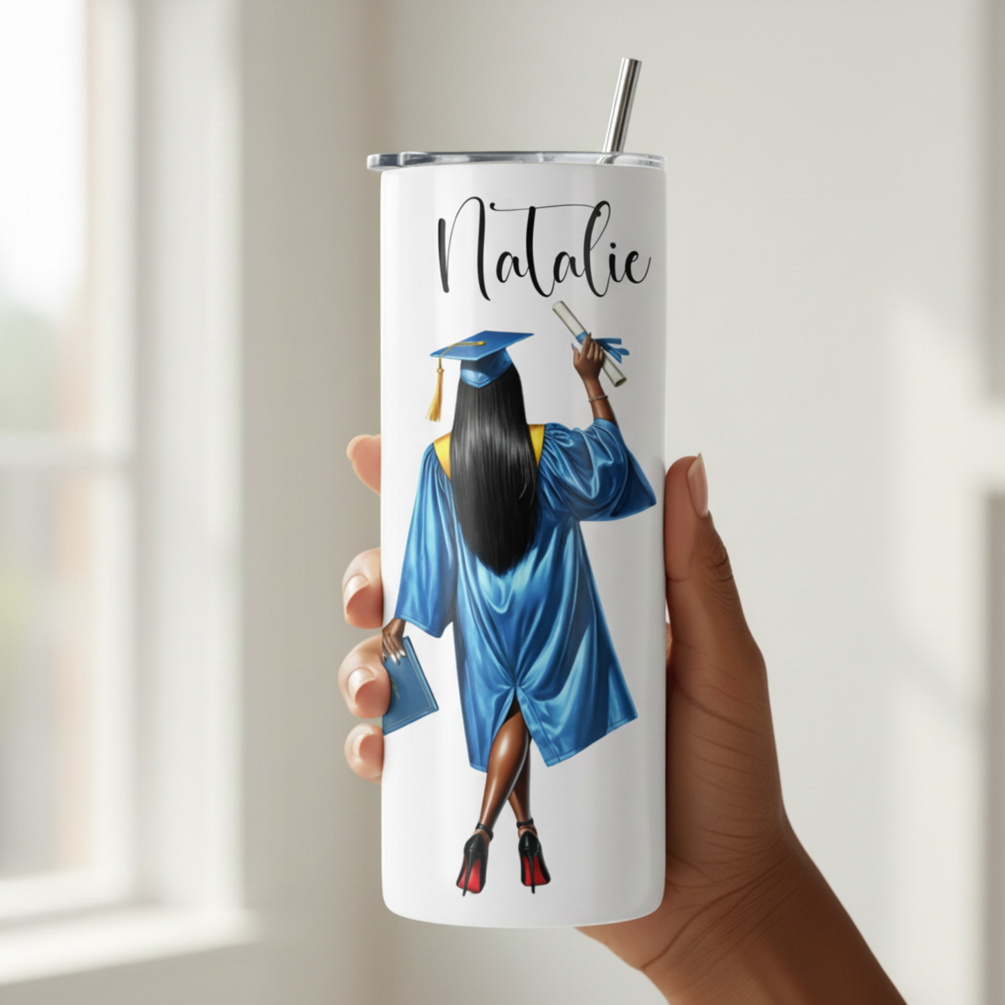 Custom Graduation Tumbler | Personalized Grad Gift for Class of 2026