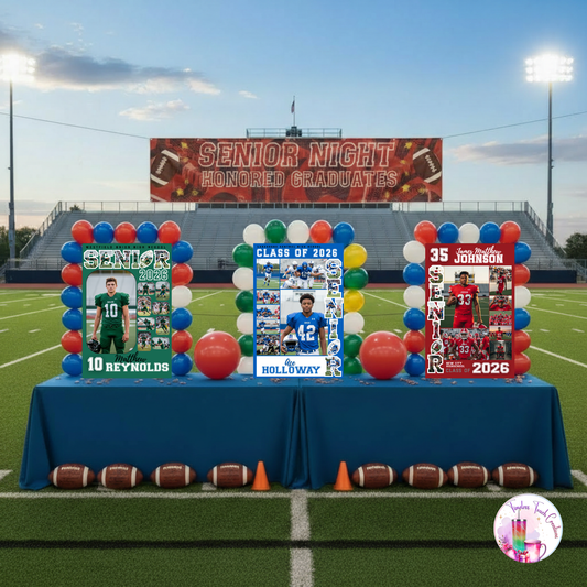 Personalized Football Senior Night Poster Custom Printed and Designed For You to Celebrate Your Senior Athlete
