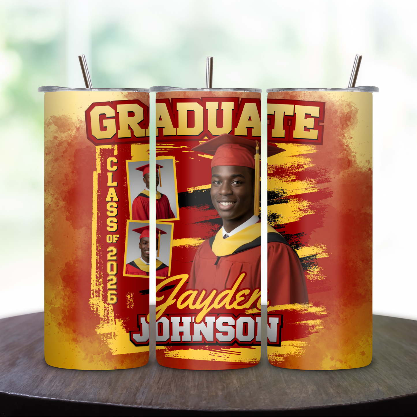 Personalized Graduation Tumbler 20oz | Custom Senior Gift
