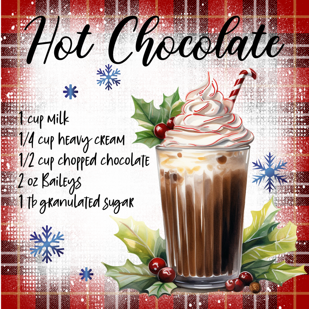 Holiday Coaster Christmas Drink Coasters for Home Bar and Kitchen Decor