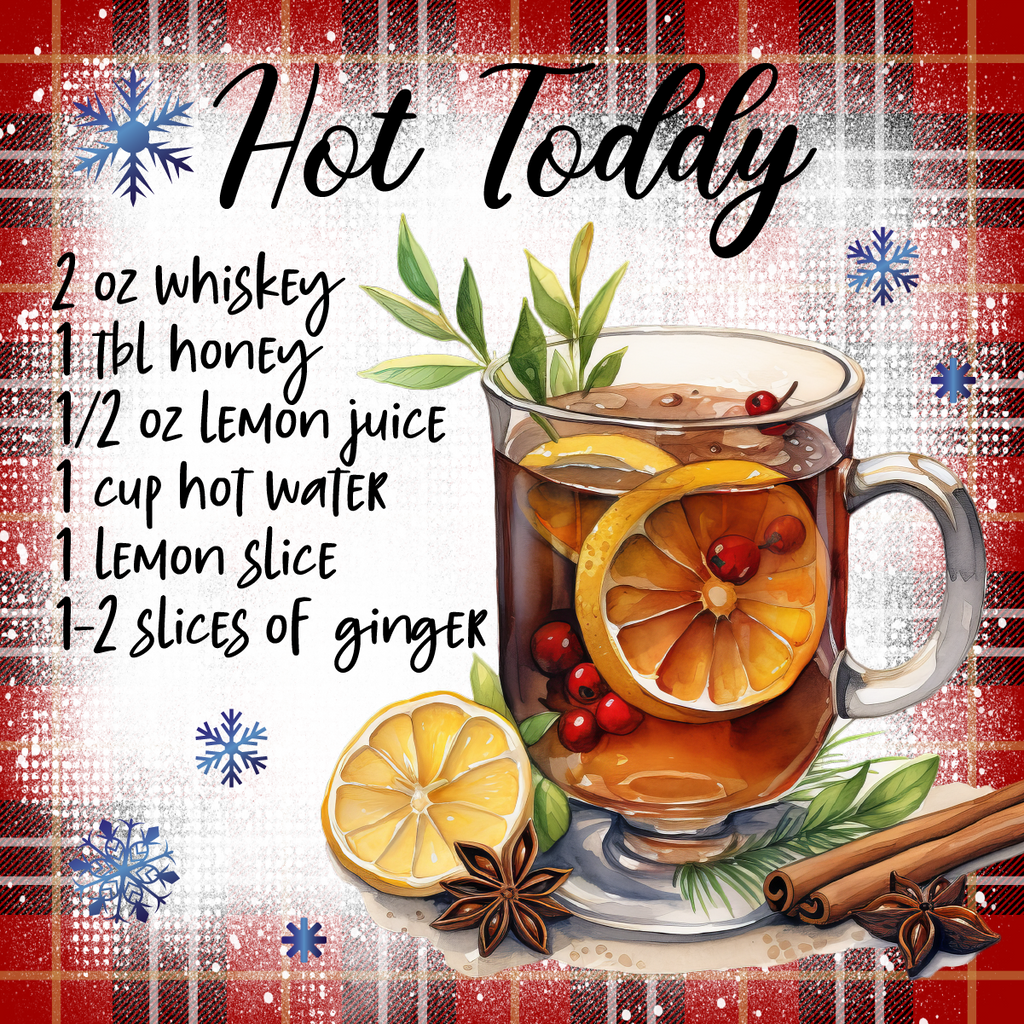 Holiday Coaster Christmas Drink Coasters for Home Bar and Kitchen Decor