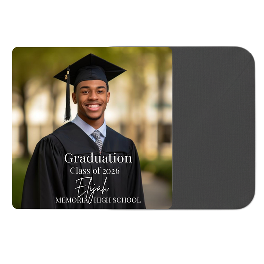 Graduation Magnets Set of 6 | Custom Grad Photo Magnets for Gifts and Keepsakes
