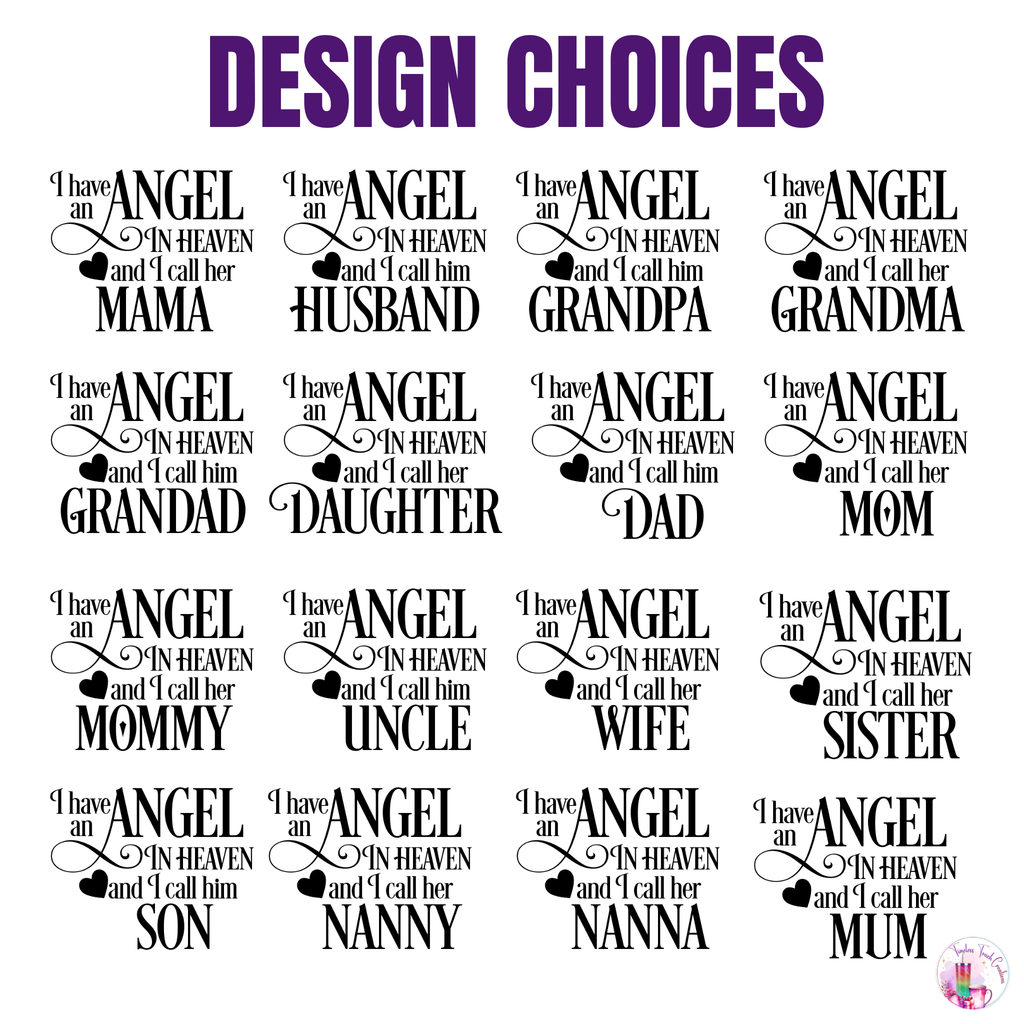 Personalized Memorial Christmas Ornament | “I Have an Angel in Heaven” Keepsake for Loved One or Family Member | Custom Name & Dates Remembrance Gift