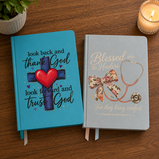 Faith Journal | Inspirational Scripture Journal Gift for Women