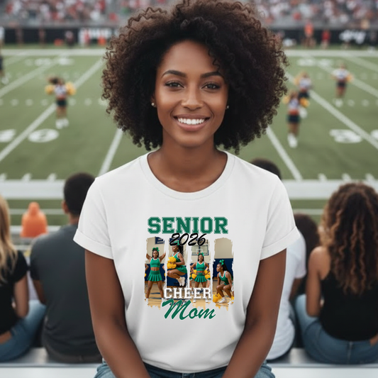 Senior 2026 Cheer Family Shirts & Sweatshirts Personalized Cheer Supporter Apparel