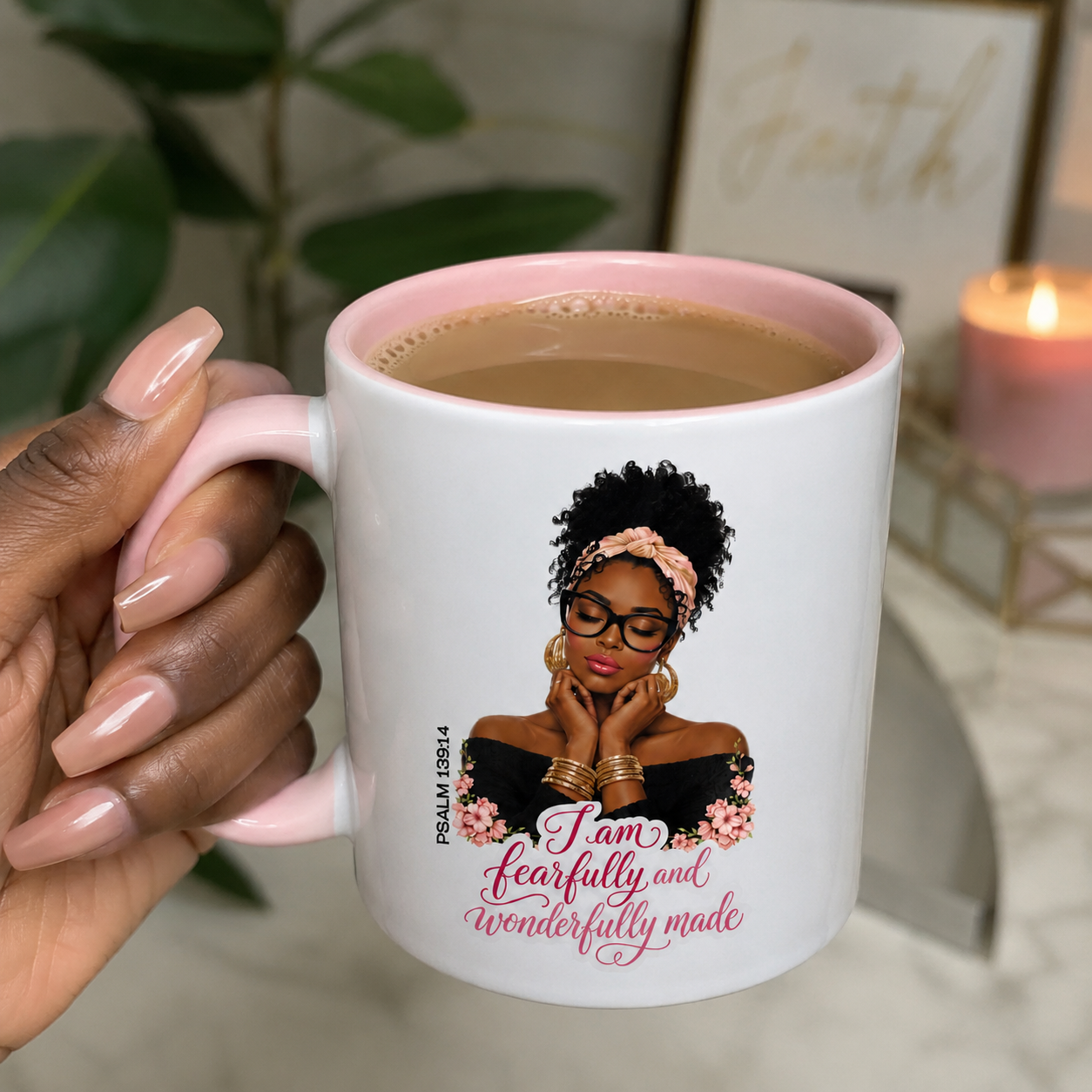 I Am Fearfully and Wonderfully Made Mug | Gift Mug for Women