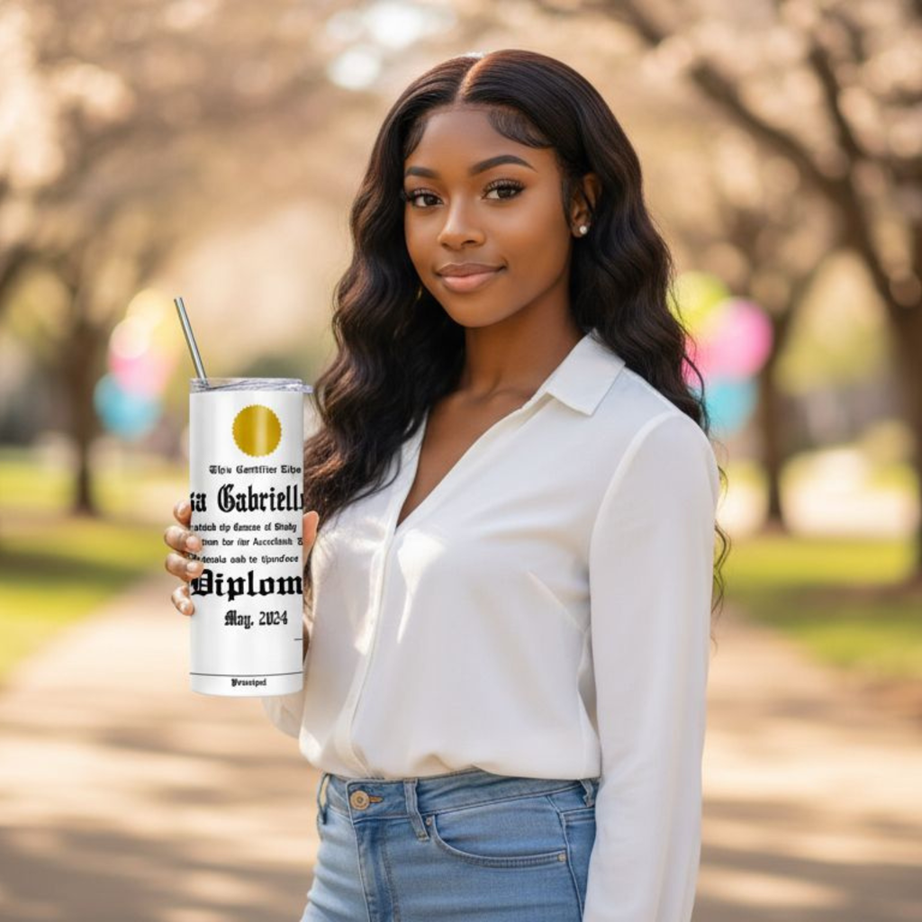 Custom Graduation Diploma Tumbler | Personalized Graduation Diploma Tumbler