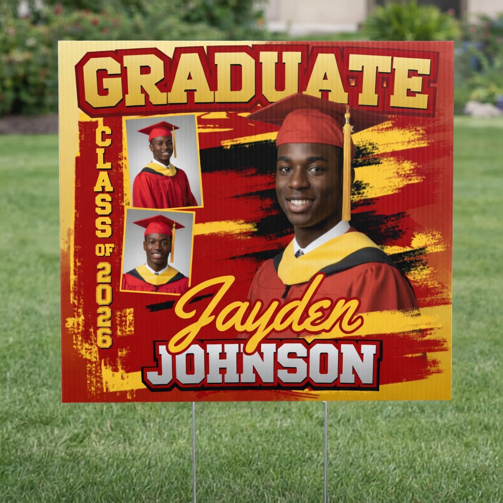 Graduation Yard Sign Personalized | Custom Senior Yard Sign